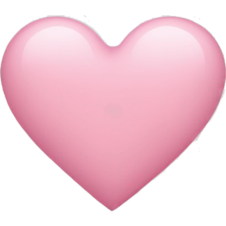 light pink heart  emoji