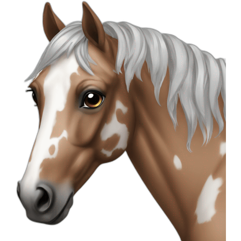 Appaloosa horse emoji