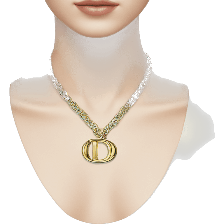 Dior necklace emoji