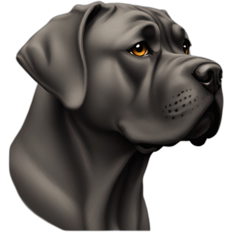 Cane Corso in profile emoji