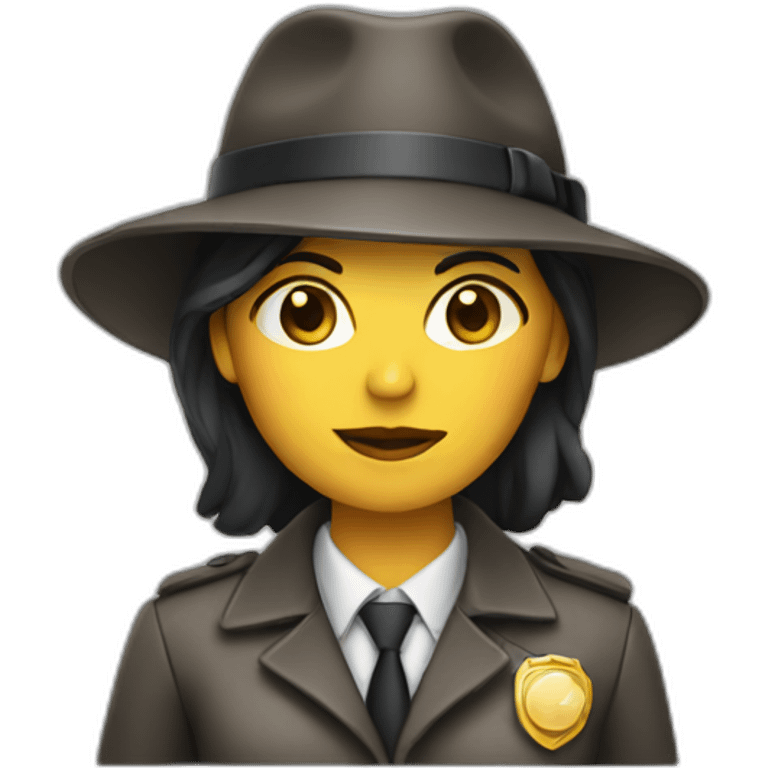 female detective emoji