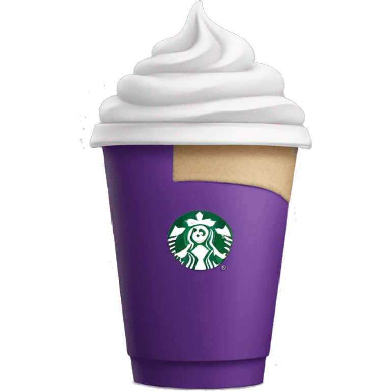 Purple Starbucks  emoji