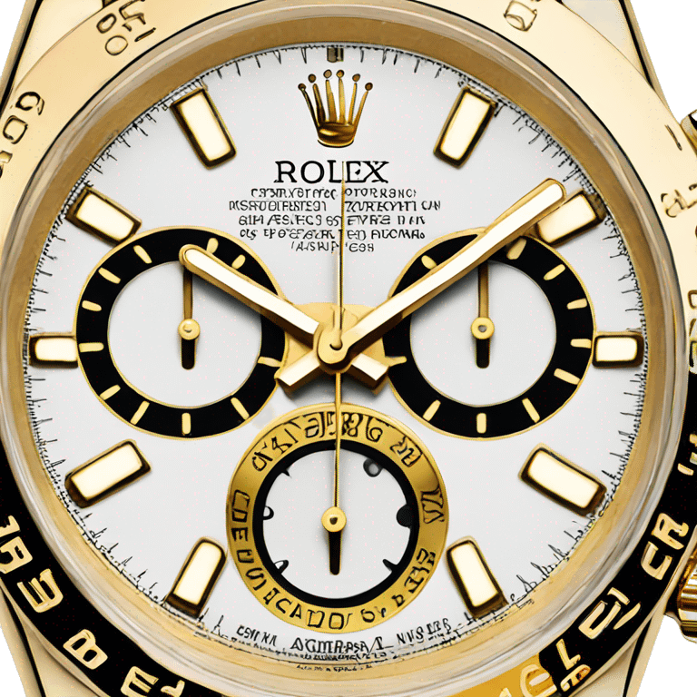 Rolex Daytona gold emoji