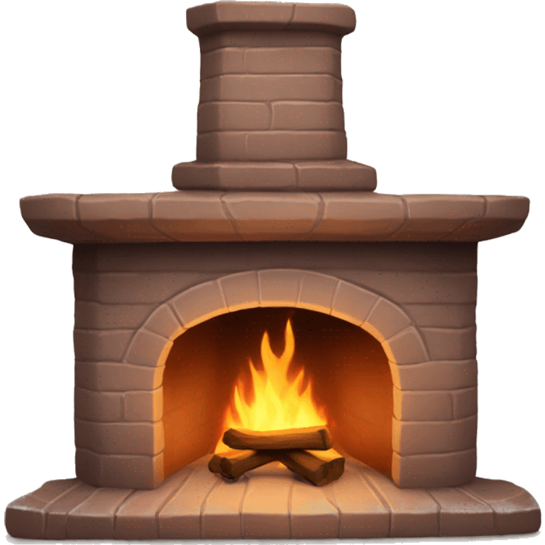 cozy fire place emoji