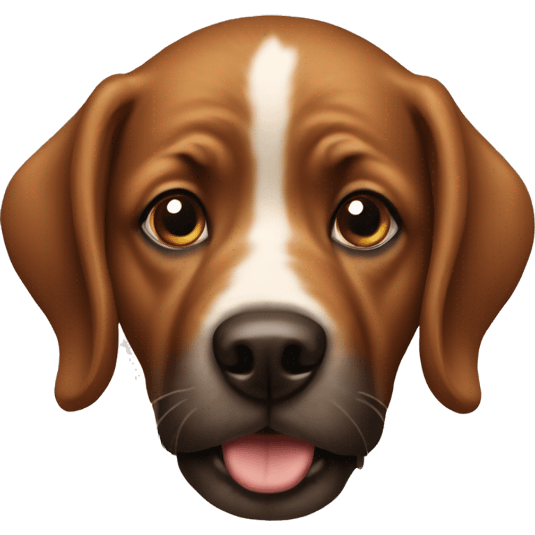 a dog brown emoji