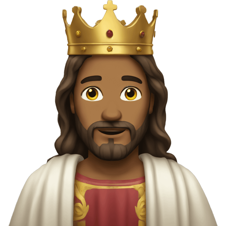 Jesus is king emoji