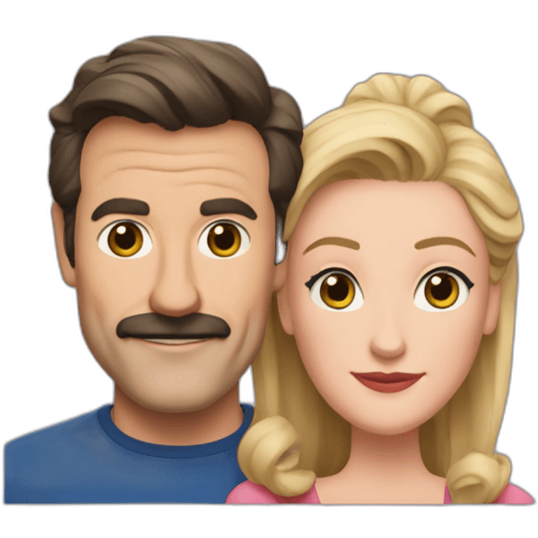 Ted Lasso and Rebecca Welton emoji