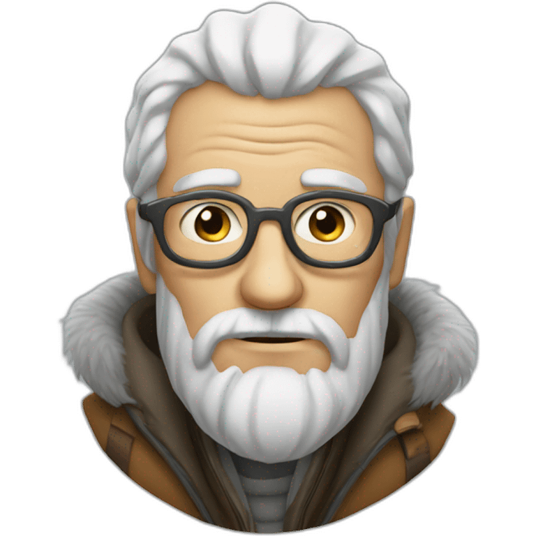 old man winter emoji