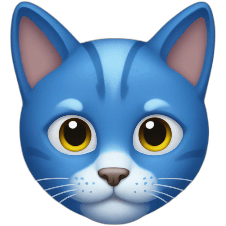 blue cat emoji