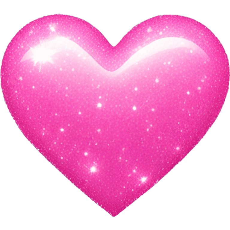 Pink sparkle heart emoji