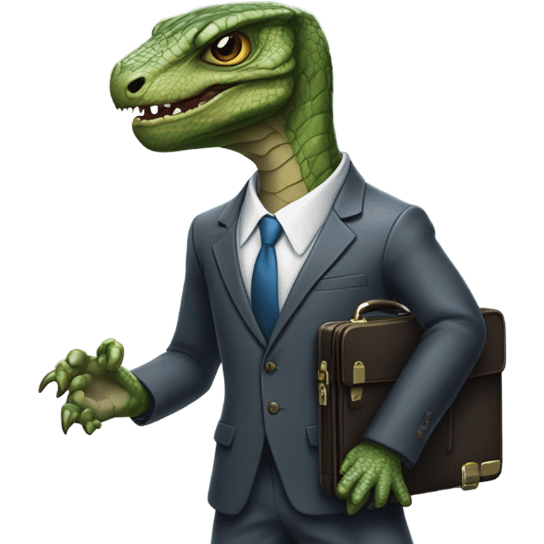 capitalist reptilian emoji