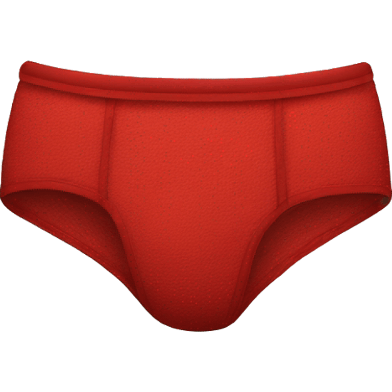 Red underwear emoji