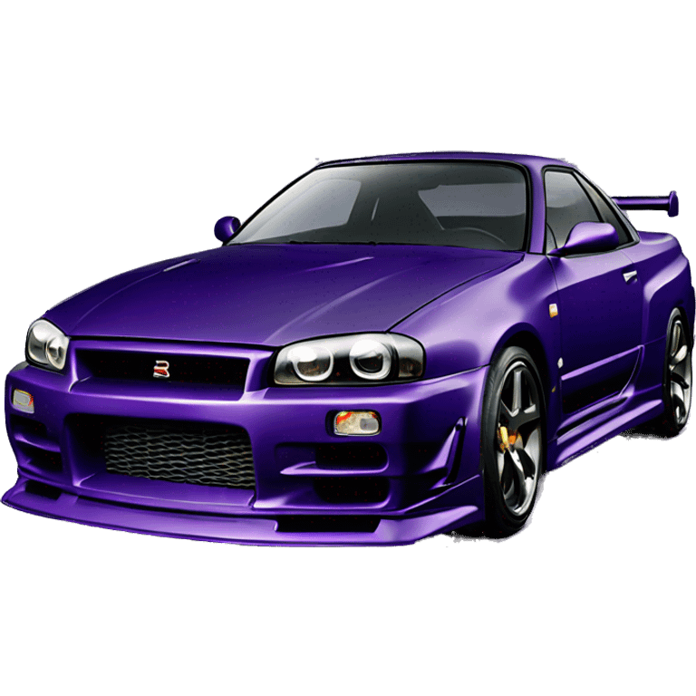 Nissan R34 midnight purple emoji