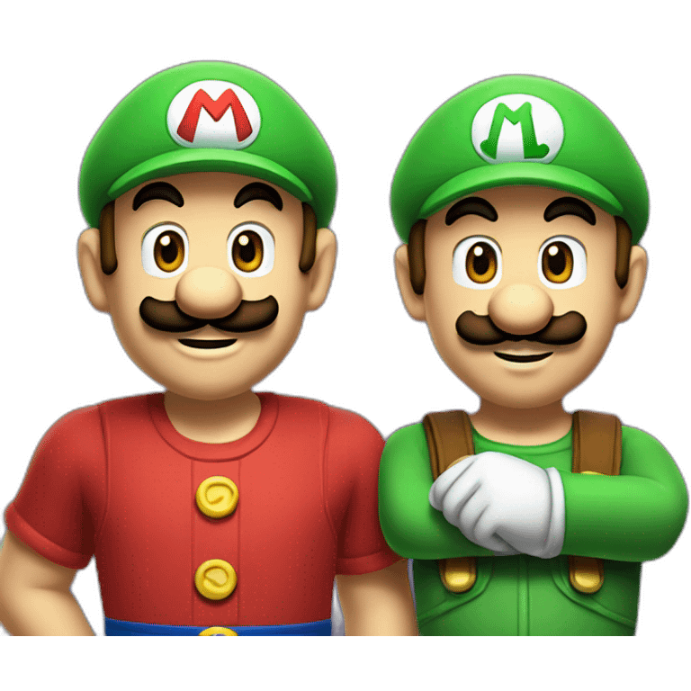 Mario et Luigi emoji