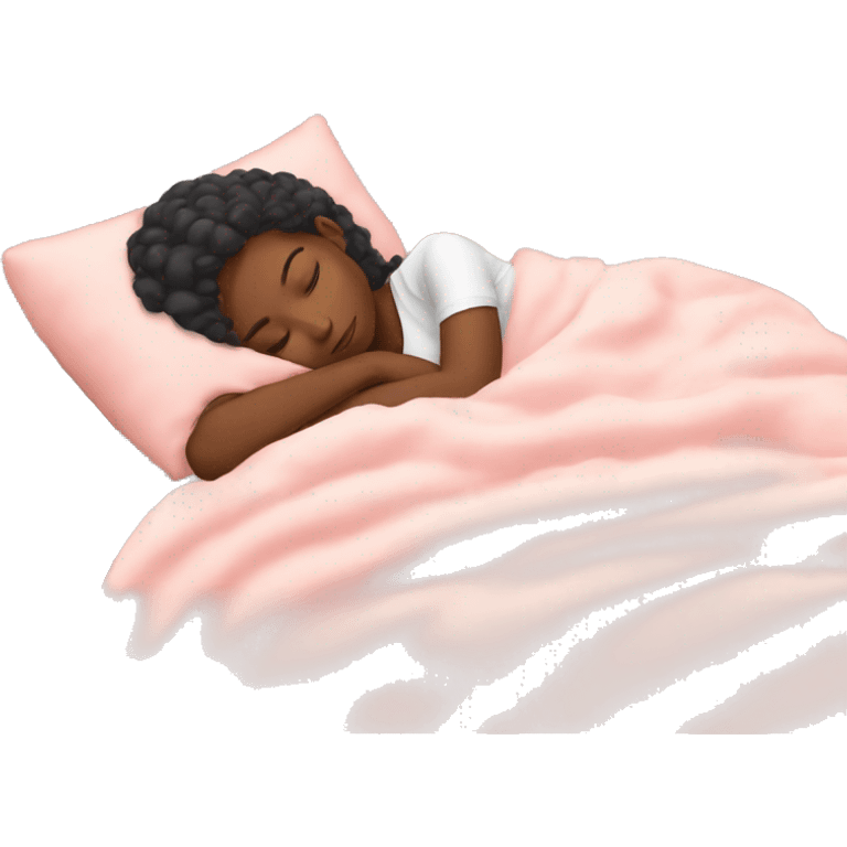 Black girl sleeping  emoji