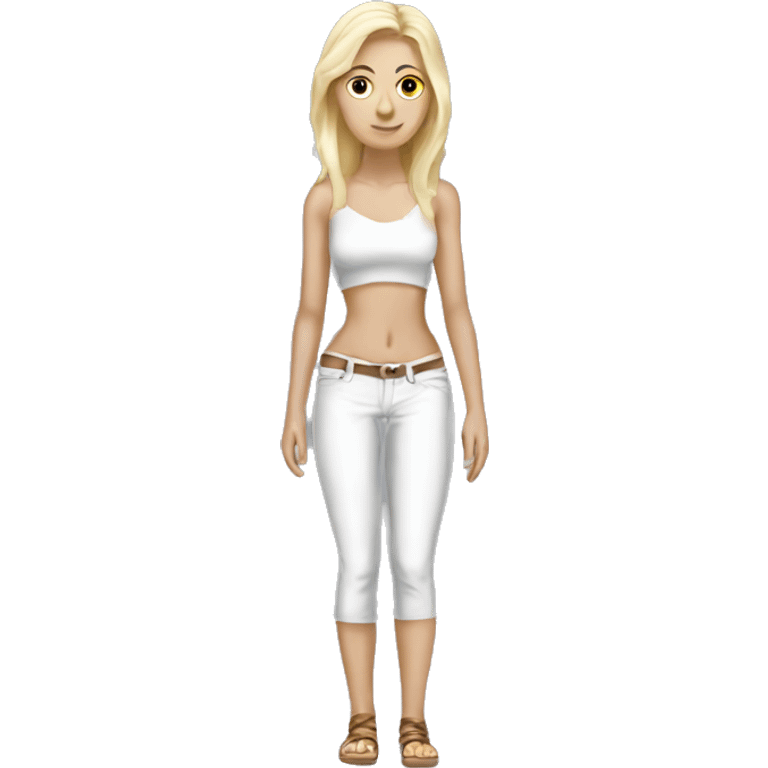 female slavic blonde white skinny legend full length  emoji