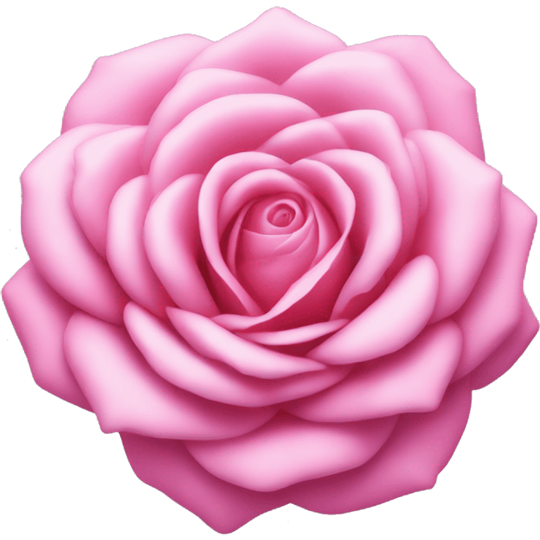 una rosa de color rosa emoji