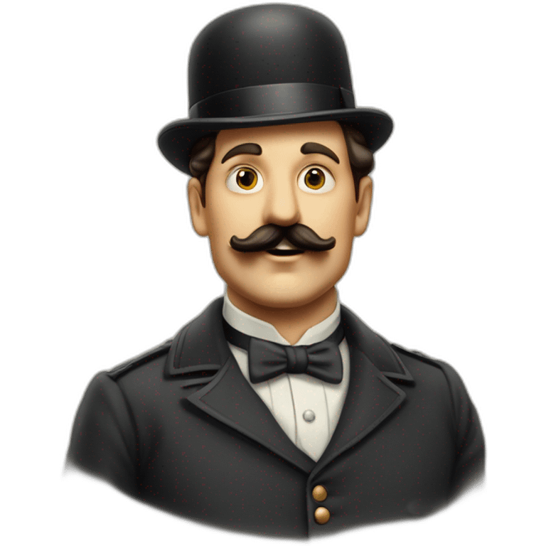 allemand a moustache de chaplin dans les années 1940 emoji