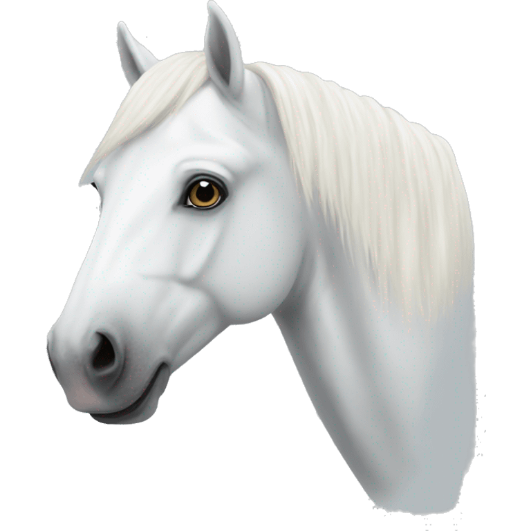 white horse christmas emoji