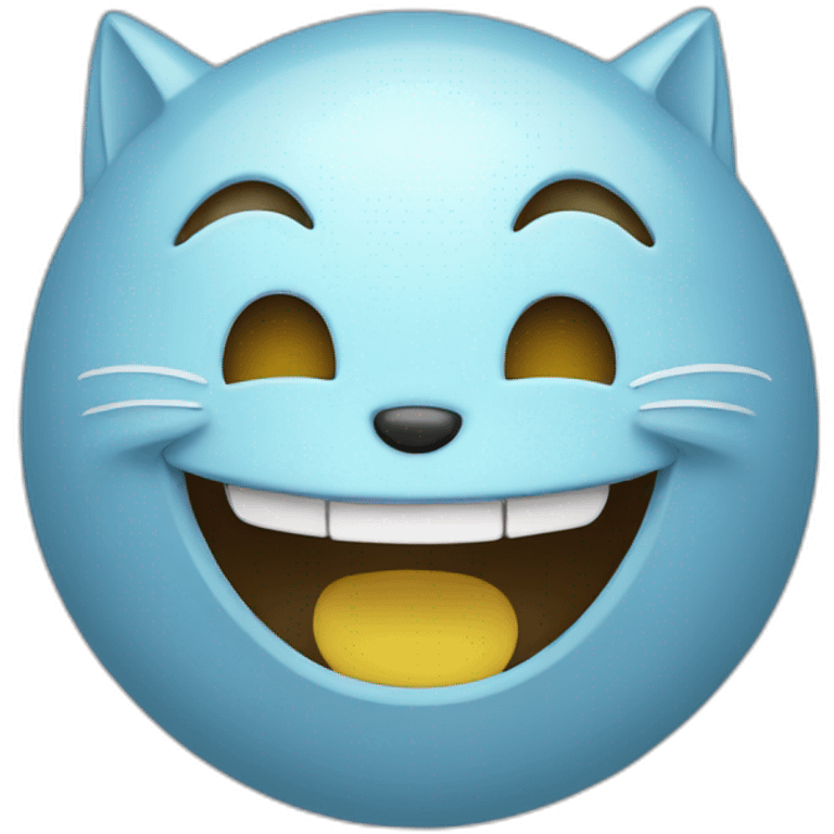 un chat qui laughing  emoji