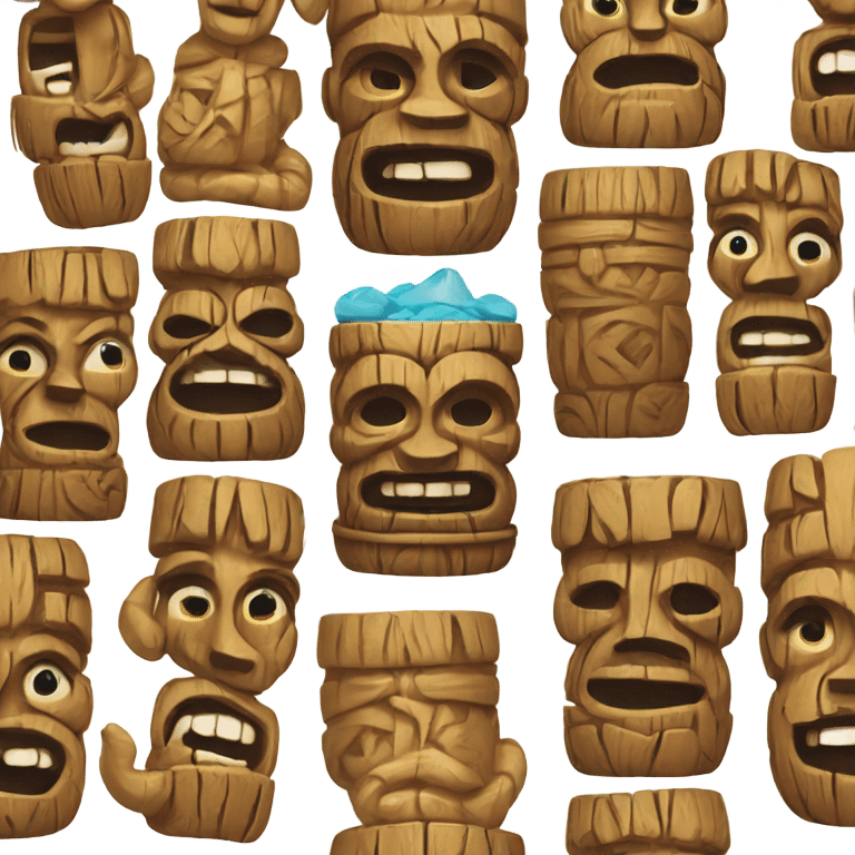 tiki mug emoji