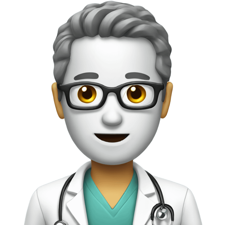 Doctor robotic emoji