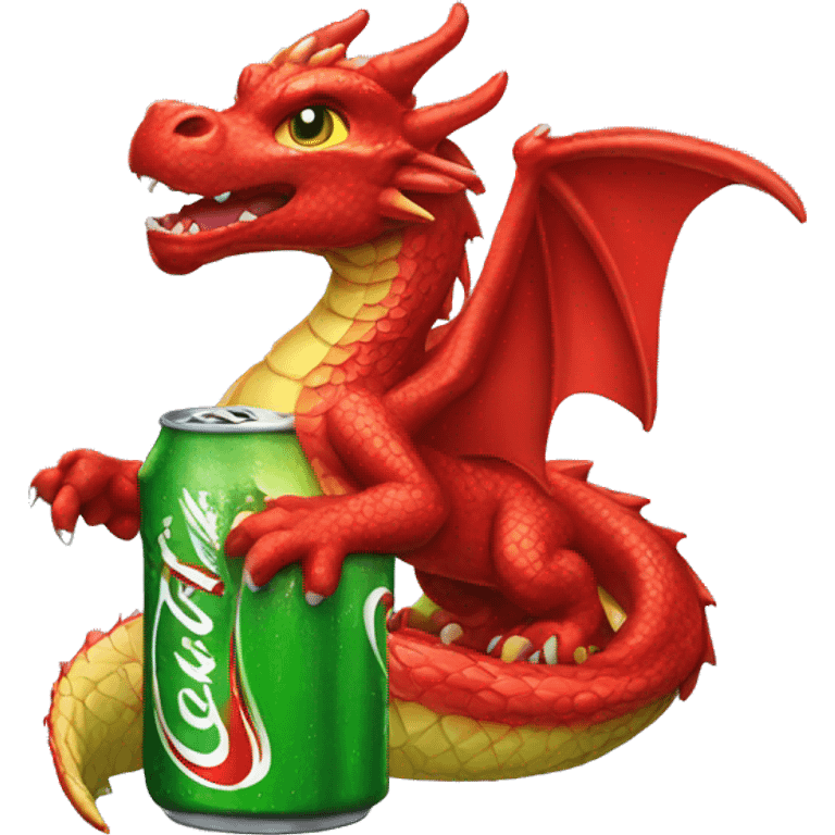 Dragon coca cola emoji