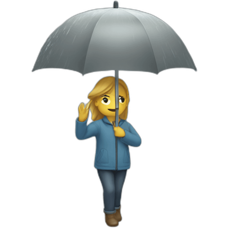 raining tasks emoji