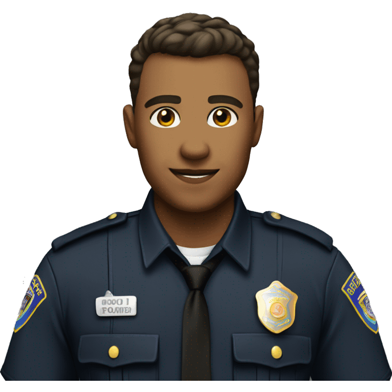 A gay cop  emoji