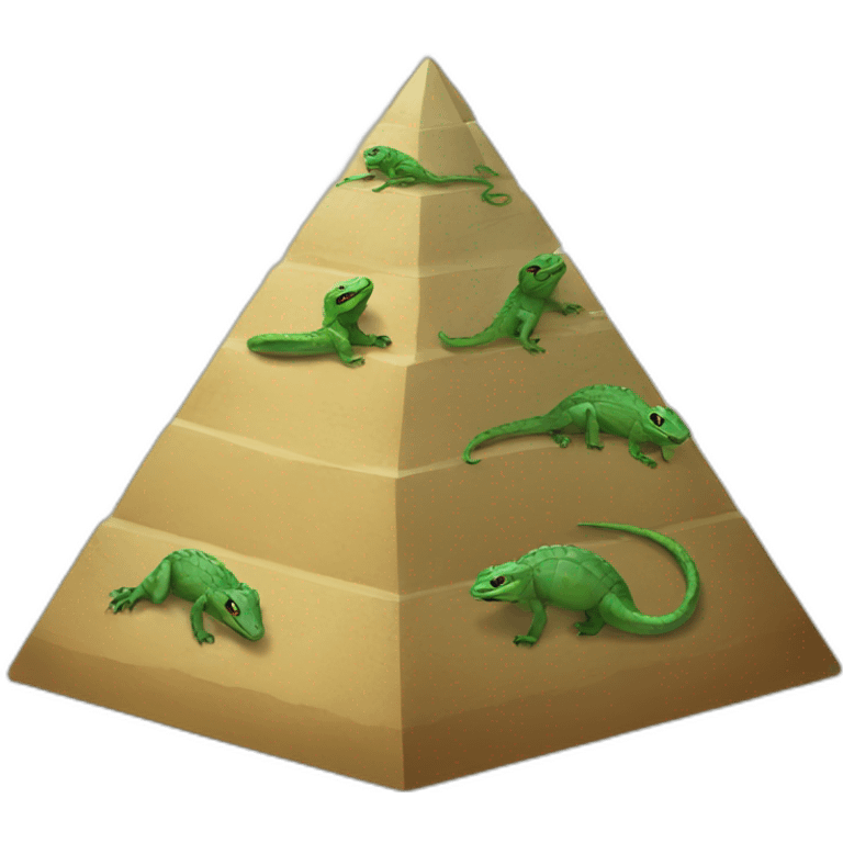 Reptile pyramid emoji