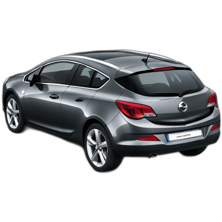 Opel Astra noir 2013 emoji