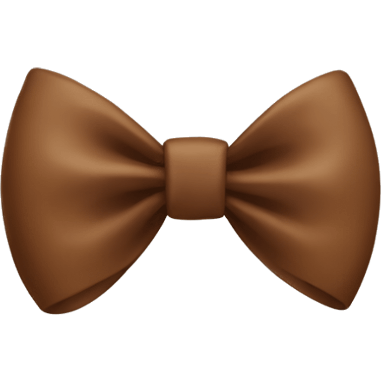 brown bow emoji