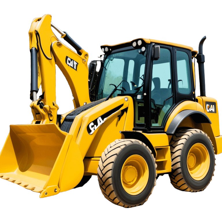 Backhoe Loader - Caterpillar 430F (Model Year: 2021) (Iconic colour: Yellow) emoji