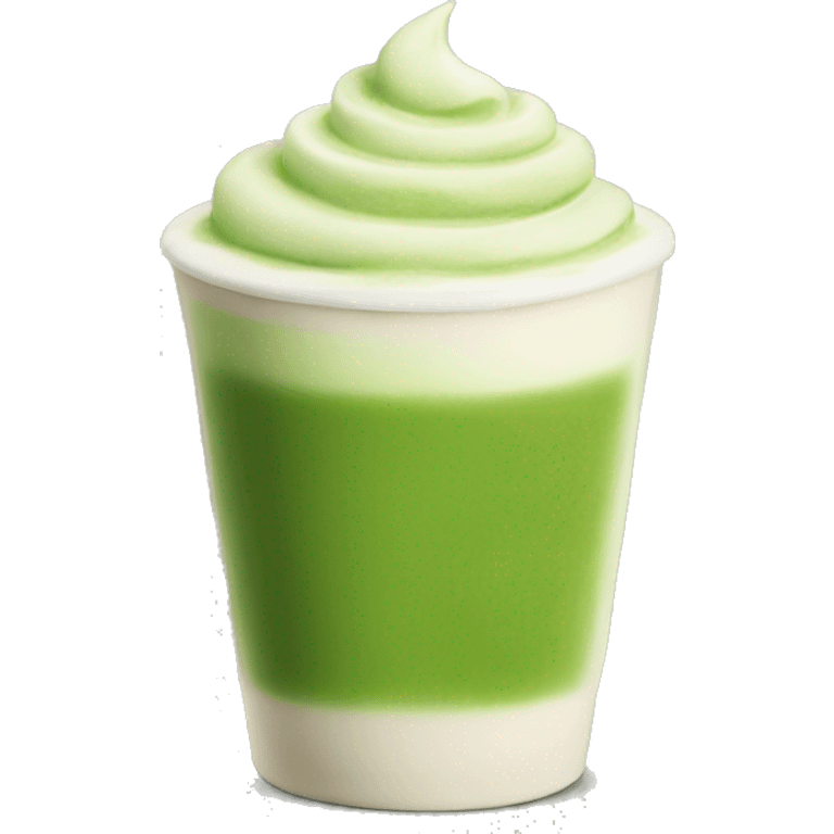 Matcha latte  emoji