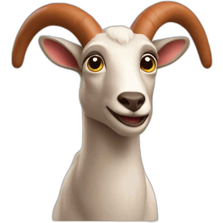 sausage goat emoji