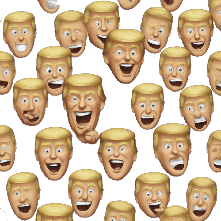 trump laugh emoji