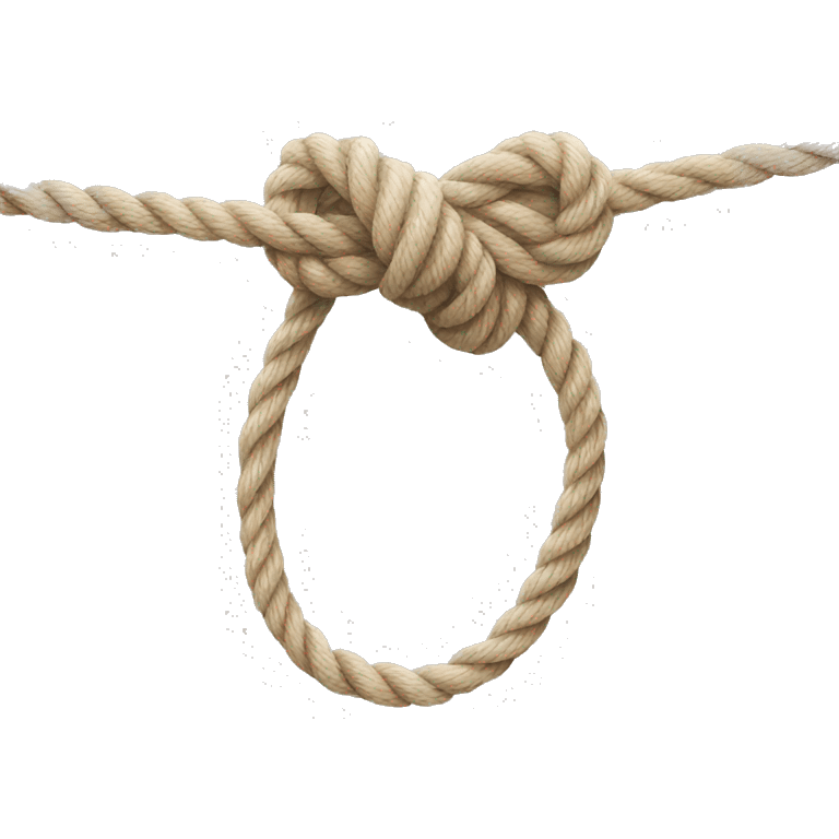 tied rope emoji