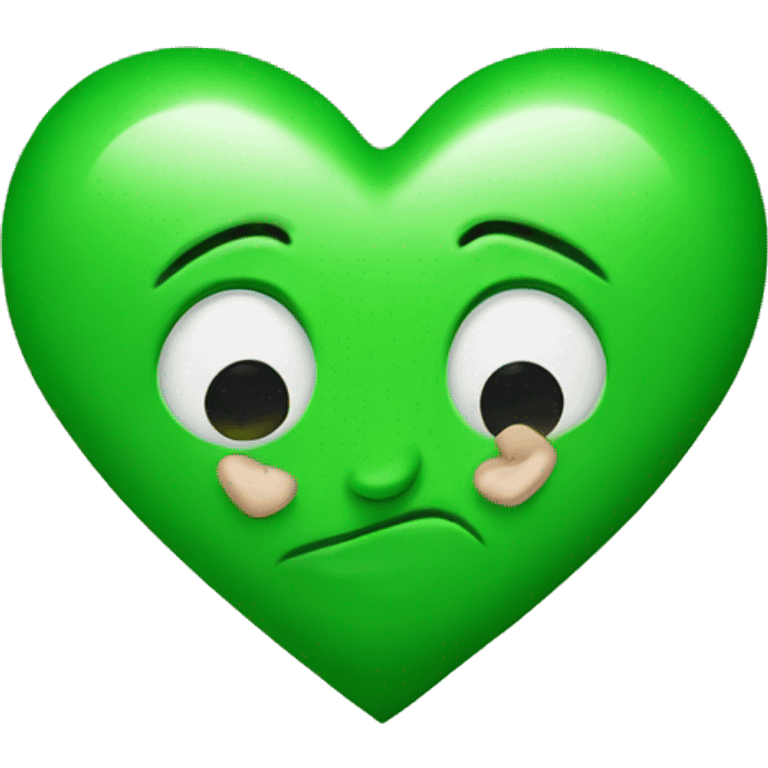 green heart emoji