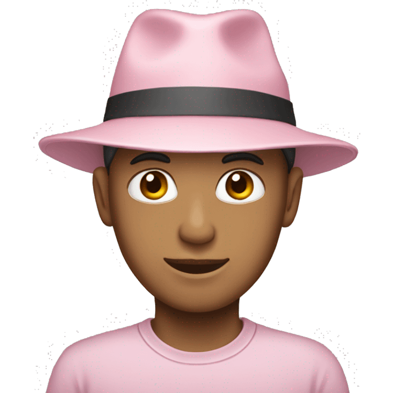 light pink hat emoji