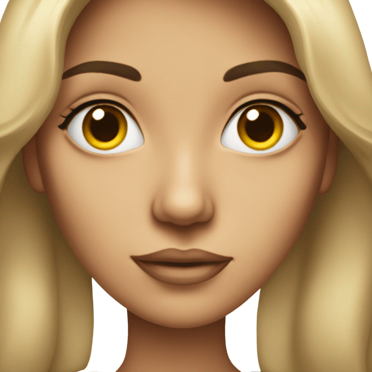 High cheekbones woman emoji