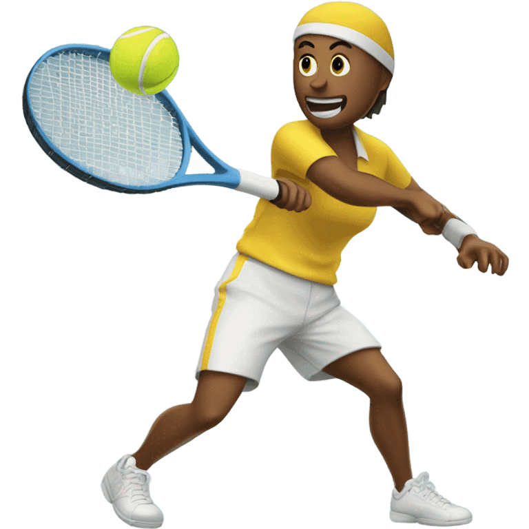 Playing tenis emoji