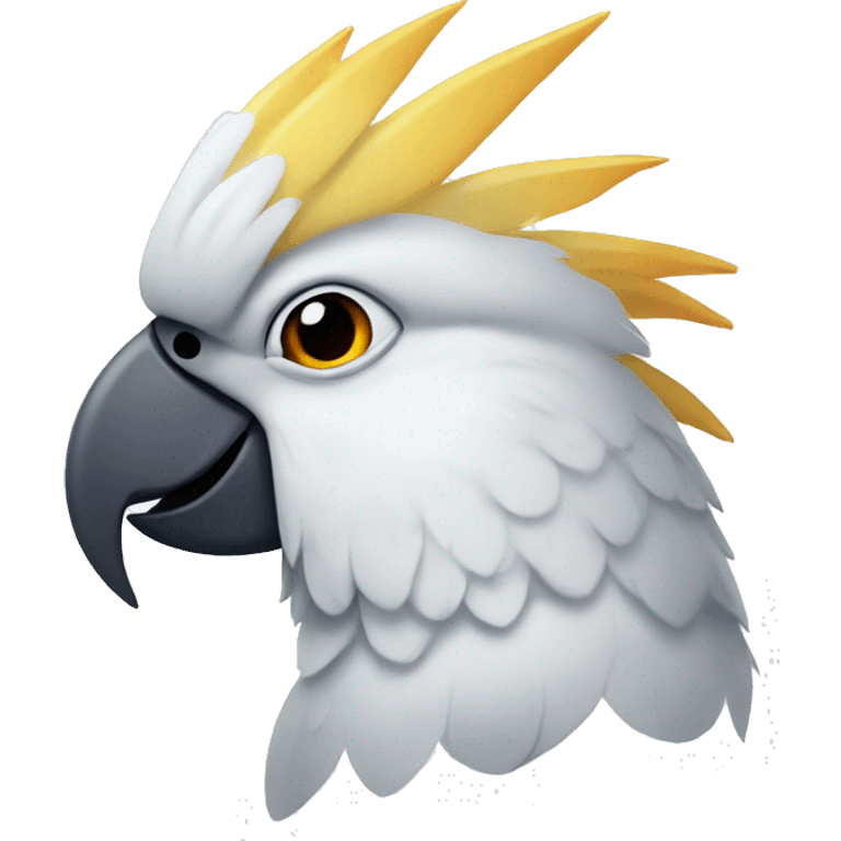 Cockatoo head emoji