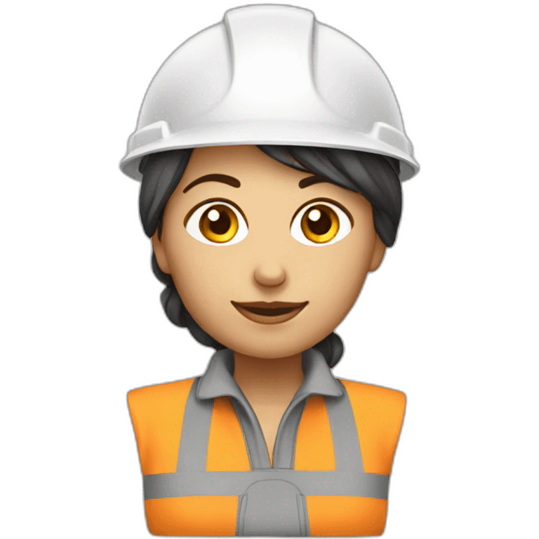 builder woman white emoji