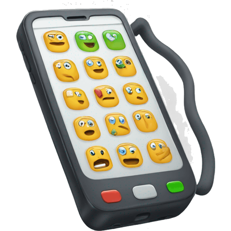 phone with tasks emoji