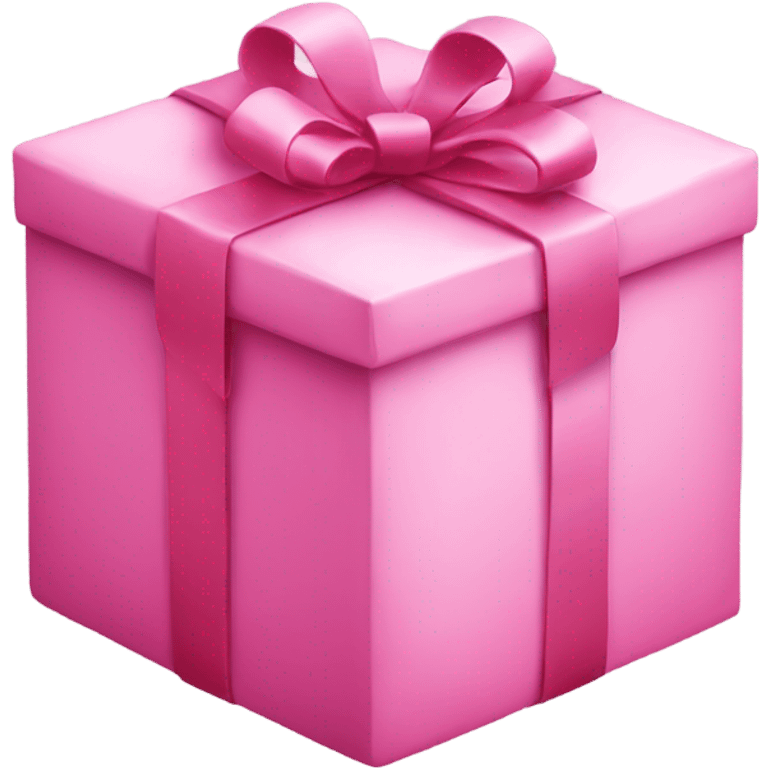 Pink Christmas present emoji