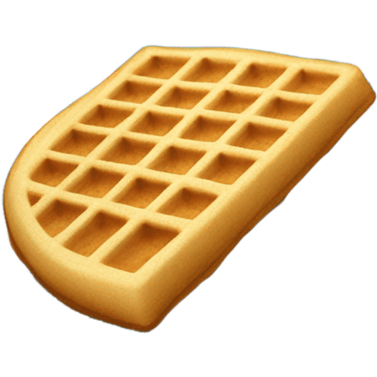 Waffle dyed blue emoji