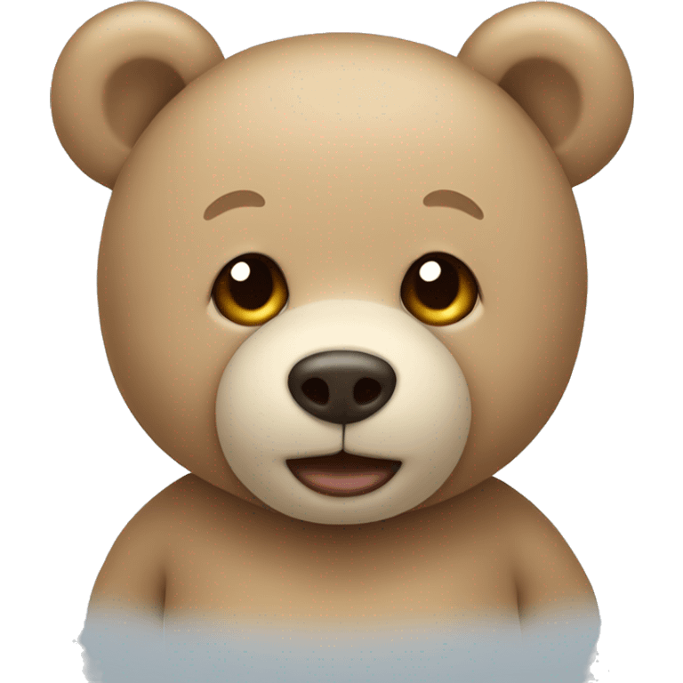 beige teddy bear emoji