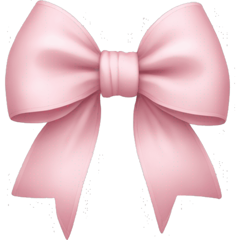 light pink cute bow emoji