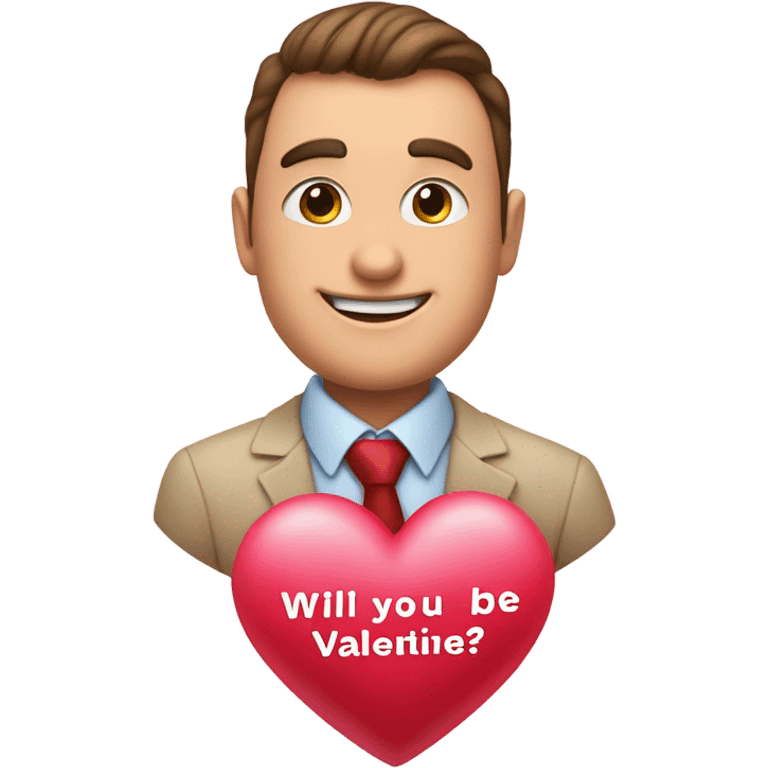 Will you be my valentine? emoji