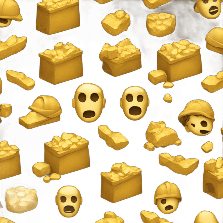 Gold mining emoji